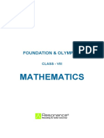 Mathematics: Foundation & Olympiad