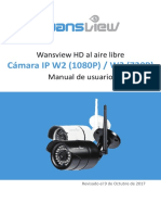 Cámara IP W2 (1080P) / W3 (720P) : Wansview HD Al Aire Libre Manual de Usuario