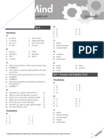 Unit 1: Grammar and Vocabulary Test A