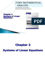 Math103 - Chapter 2 Systems of Linear Equations