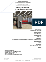 Laudo Técnico de Adequação de Segurança: Moducell LD3000 103 24 2021 103-22 Sumig Soluções para Solda E Corte Ltda