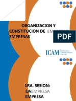 Organizacion Y Constitucion de Empresas