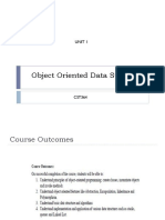 Object Oriented Data Structure: Unit 1