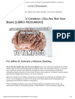 Tú No Eres Tu Cerebro (You Are Not Your Brain) (LIBRO RESUMIDO) - evoLUZionando