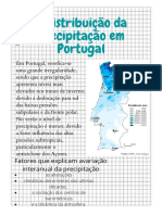 A Distribuição Da Precipitação em Portugal