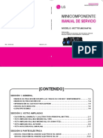 Minicomponente: Manual de Servicio