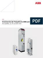 ACQ580, 0,75 A 500 KW: Inversores de Frequência ABB para Saneamento