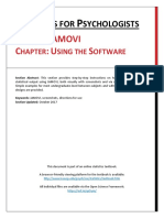 JAMOVI 2017 Statistics For Psychologists Section - JAMOVI Chapter - Using The Software - 1