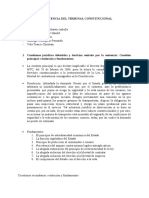 Análisis de La Sentencia Del Tribunal Constitucional