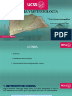 Hidrología Y Metereología: TEMA: Cuenca Hidrográfica