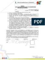 Anexo 3 Formato: Declaración Jurada de Prohibiciones e Incompatibilidades Declaración Jurada