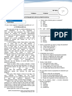 3 Atividade LP - 7º Ano - 11 A 22.04