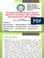 The Relationship Between Liver Enzymes Aspartate Transaminase (AST) and Alanine Transaminase (ALT) With Hepatitis C