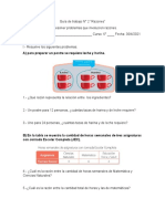 Guía de Trabajo 2 Razones 6° Basico