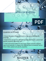 Properties of Matter