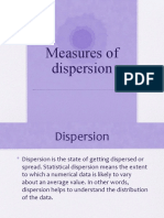 Measures of Dispersion