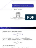 MA-207 Differential Equations II: Ronnie Sebastian