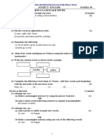 Section I: Language Study: Complete The Words by Using Correct Letters