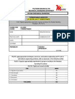 Lab Sheet Refrigeration (Second Law of Thermodynamic)