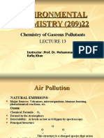 Environmental CHEMISTRY (209) 22