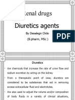 Renal Drugs Diuretics Agents: by Desalegn Chilo (B.Pharm, MSC)