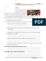 Operaciones Con Números Racionales: 2. Modelando Expresiones Numéricas