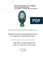 Universidad Mayor de San Andres: Facultad de Tecnologia Carrera de Electronica Y Telecomunicaciones