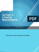 Lecture 3 - Change Management