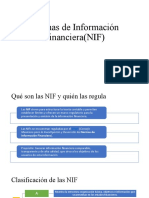 Normas de Información Financiera (NIF)