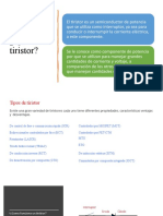 ¿Qué Es Un Tiristor?