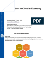 Introduction To Circular Economy: Angela Daniela La Rosa, PHD