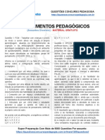 #23 Questões de Provas Ano 2022 Questões Concurso Pedagogia 3