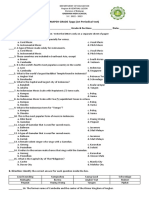 Mapeh 1ST Quarter Periodical Test