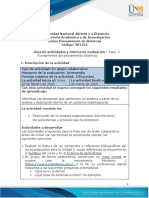 Guía de Actividades y Rúbrica de Evaluación - Unidad 1 - Fase 2 - Fundamentos Del Pensamiento Sistémico