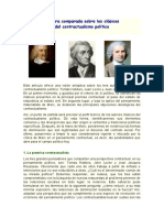 Lectura Comparada Sobre Los Clásicos Del Contractualismo