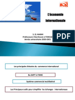 CHAPITRE 3 4 5 Séance Du 03-12-2020 Au 05-01-2021 Economie Internationale 2020-2021