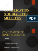 Complications of Diabetes Mellitus