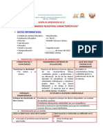 "Valoramos Nuestras Características": I. Datos Informativos