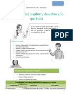 Sesión 1-2° Grado Comunicación