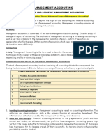 Management Accouting: What Is Management Accounting? Discuss Nature and Scope of Management Accounting