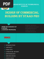 Design of Commercial Building by Staad Pro 115 PDF