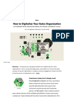 How To Digitalize Your Sales Organization