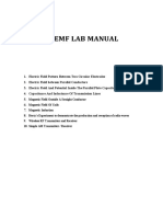 Emf Lab Manual