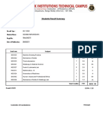 Students Result Summary: B.Tech (Me) Ii/Iv I Sem Siginam Harivardhan 18WJ5A0373 28/09/2021