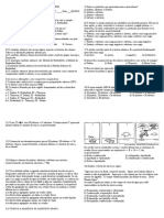 Avaliação de Química