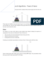 Data Structure & Algorithms - Tower of Hanoi