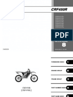 Honda CRF450R 02 08 Parts List