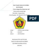 Proposal Usaha Makanan Korea