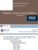 Estado e Outros Entes Públicos: (Conta 24)