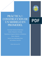 Ejercicio de Promodel Resuelto Con Resultados